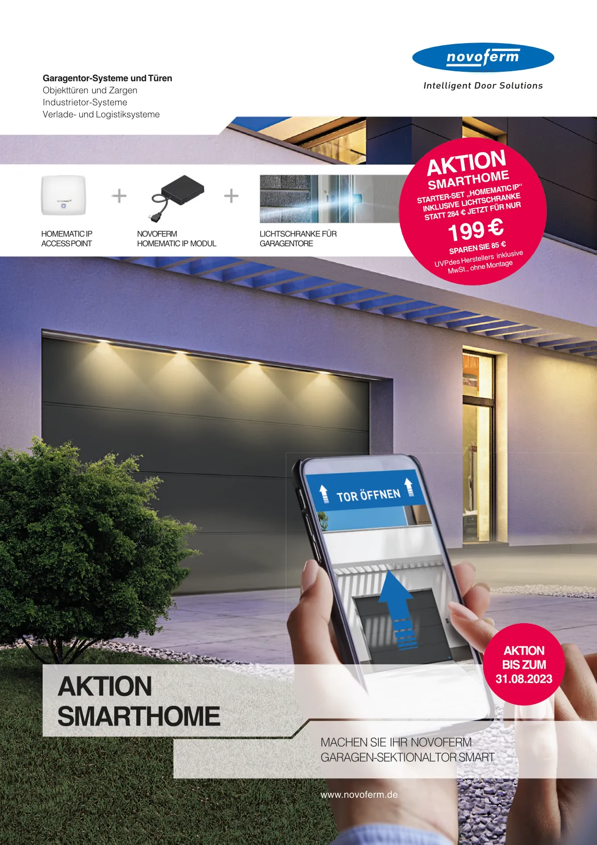 Aktionsflyer Smart Home - NovoFerm
